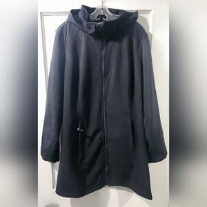 🌸Athletic Works Women's Dark Hooded Coat size: 1X🌸